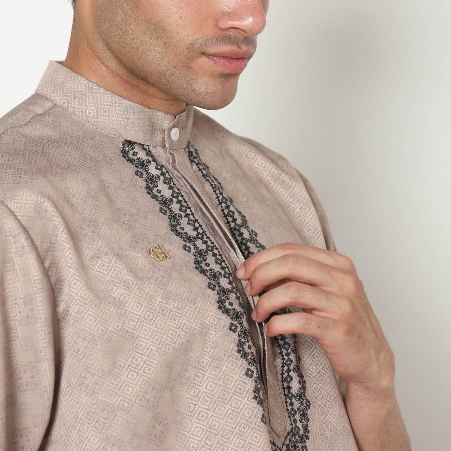 Chanté - Namir Men Shirt in Dune Brown