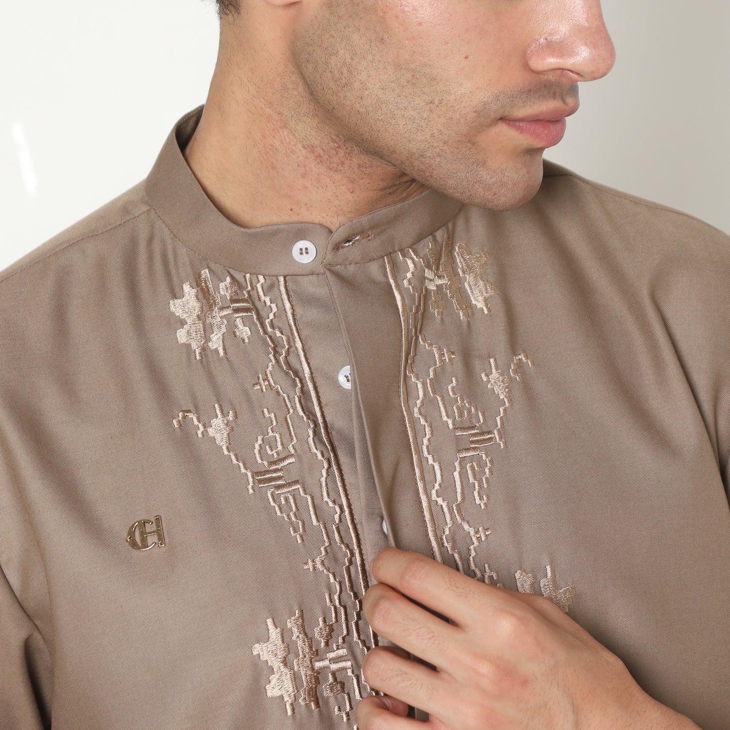 Chanté - Shakil Men Shirt in Brown