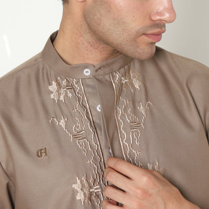 Chanté - Shakil Men Shirt in Brown