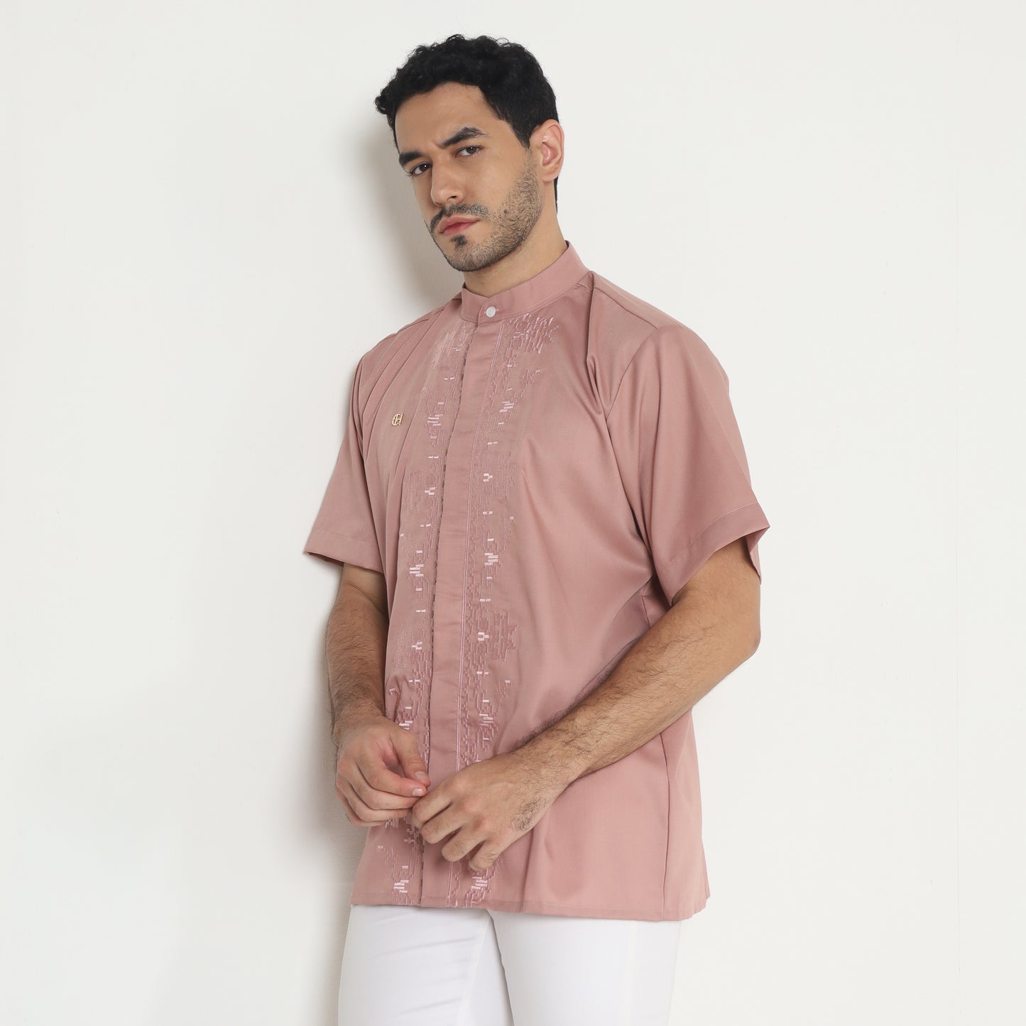 Chanté - Shakil Men Shirt in Coral