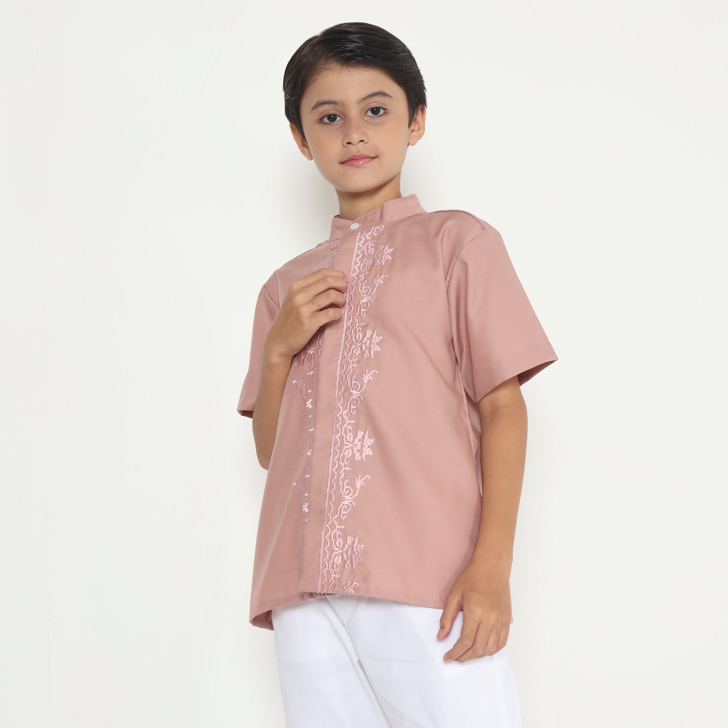 Chanté - Sakha Boy Shirt in Coral