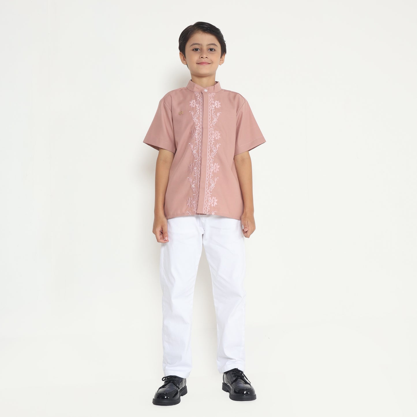 Chanté - Sakha Boy Shirt in Coral
