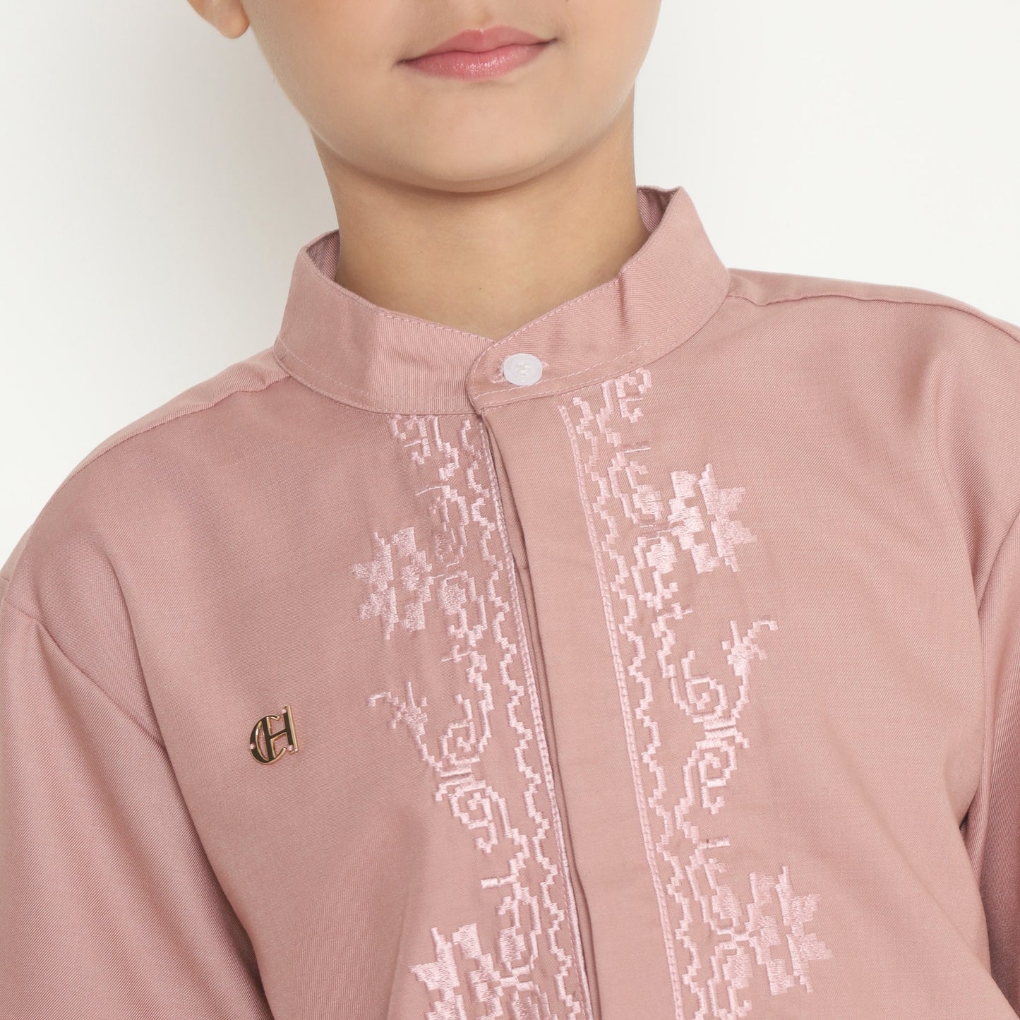 Chanté - Sakha Boy Shirt in Coral