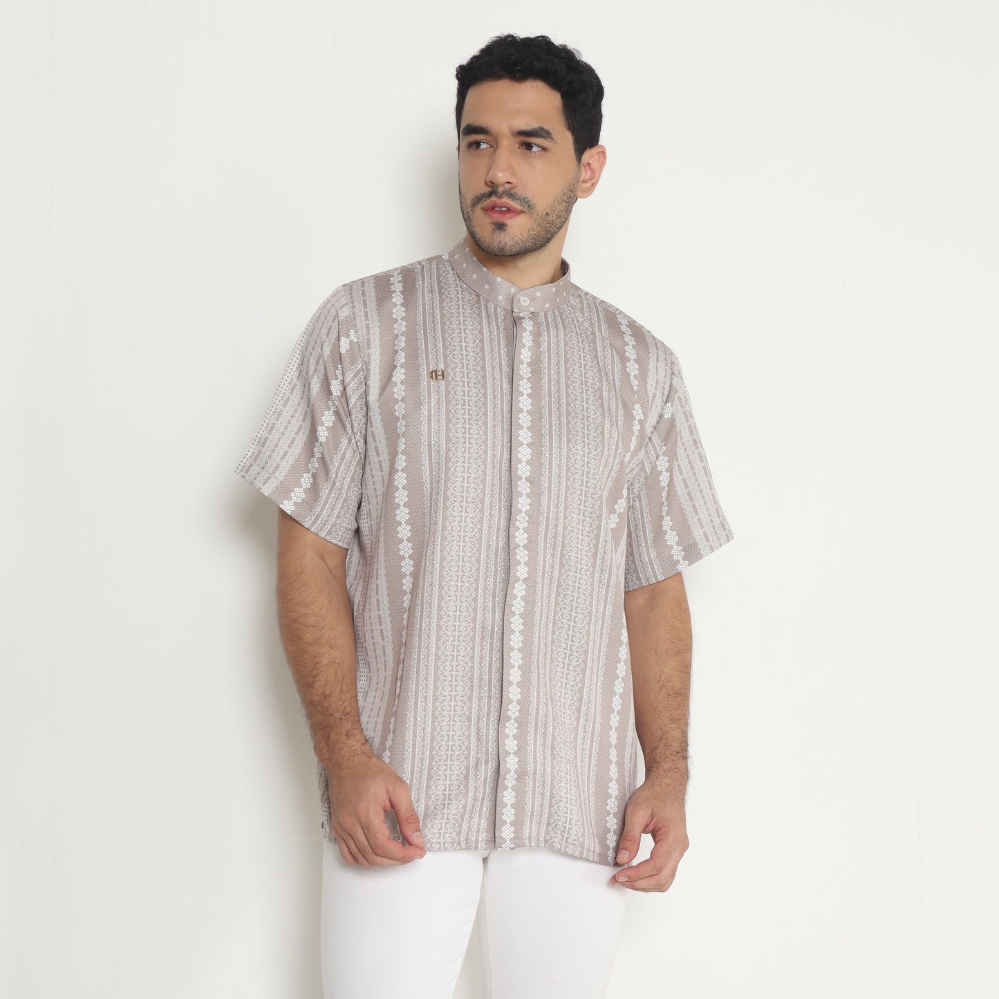 Chanté - Danir Men Shirt in French Taupe (Men Shirt)