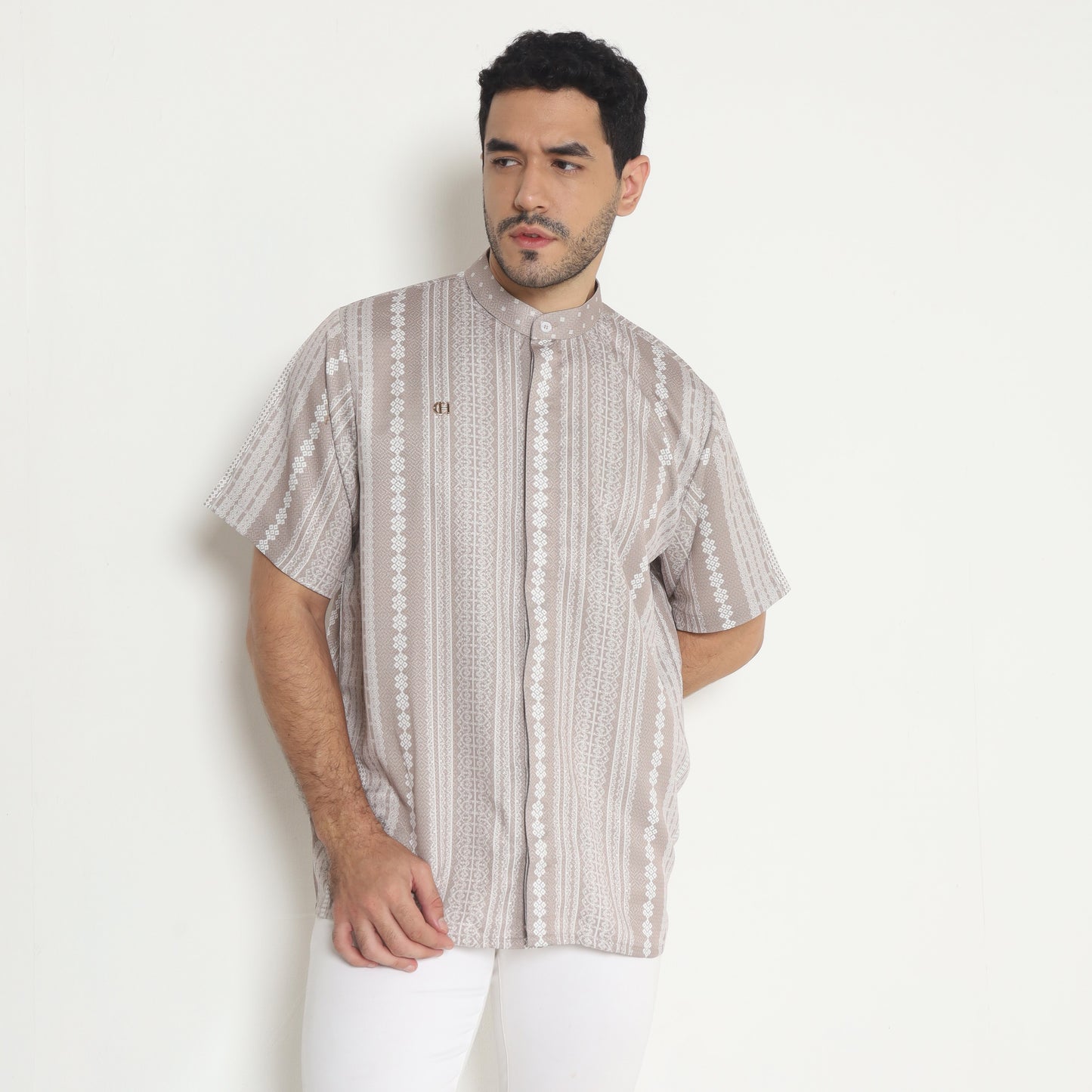 Chanté - Danir Men Shirt in French Taupe (Men Shirt)
