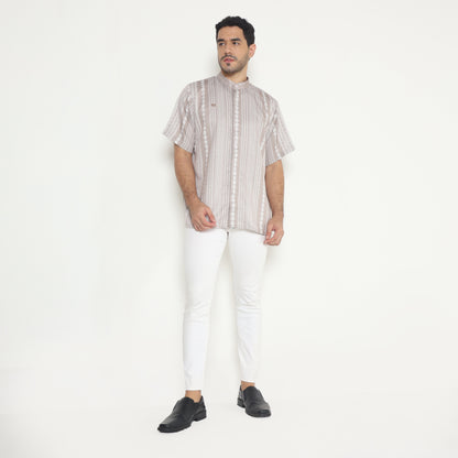 Chanté - Danir Men Shirt in French Taupe (Men Shirt)