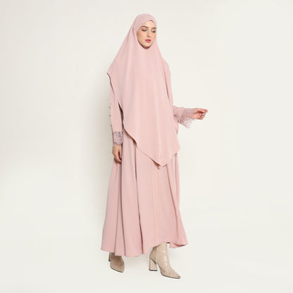 Chanté - Oksana Abaya Set in Nude Pink