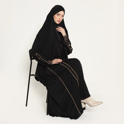 Chanté - Oksana Abaya Set in Black