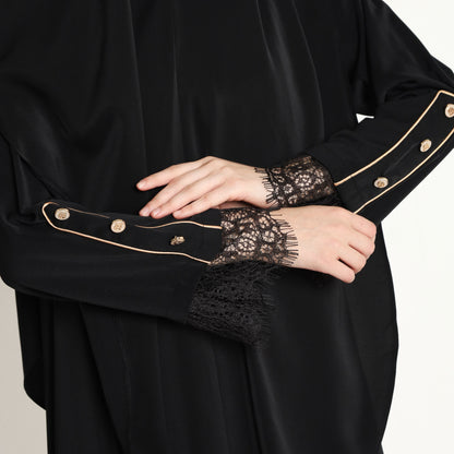Chanté - Oksana Abaya Set in Black