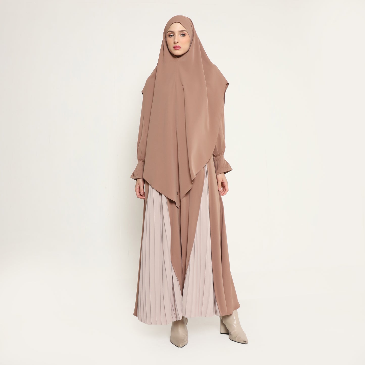 Chanté - Omaira Dress Set in Brown