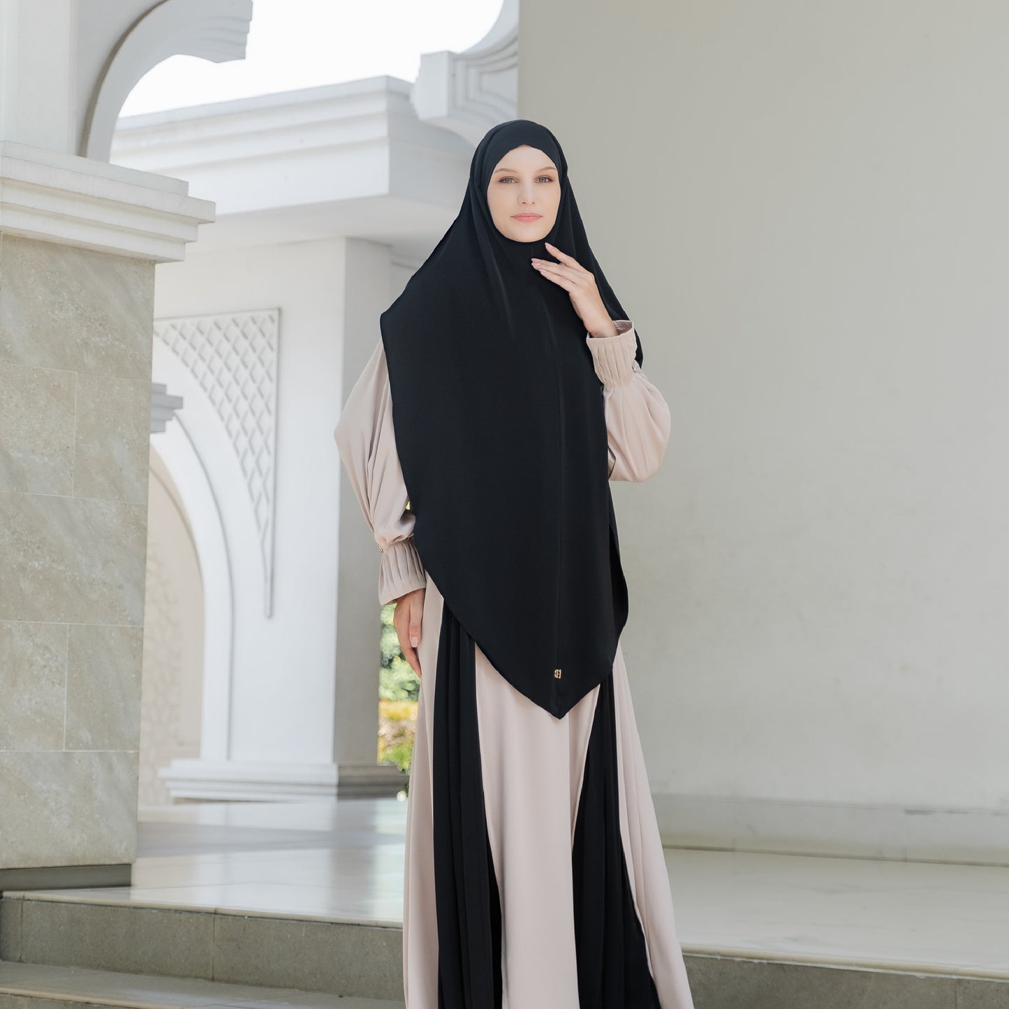 Chanté - Omaira Dress Set in Beige