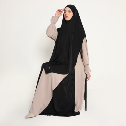 Chanté - Omaira Dress Set in Beige