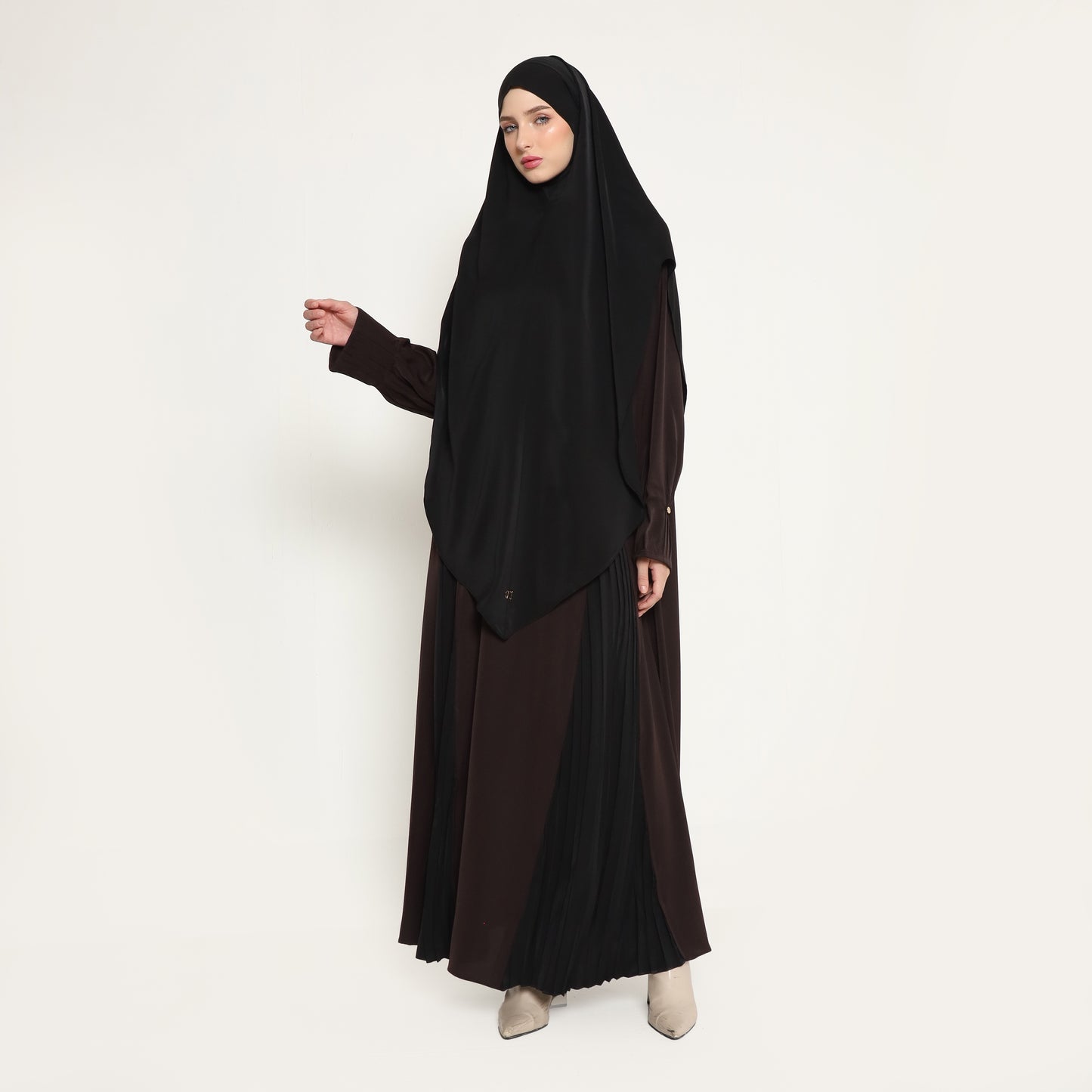 Chanté - Omaira Dress Set in Dark Choco