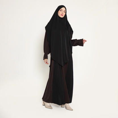 Chanté - Omaira Dress Set in Dark Choco
