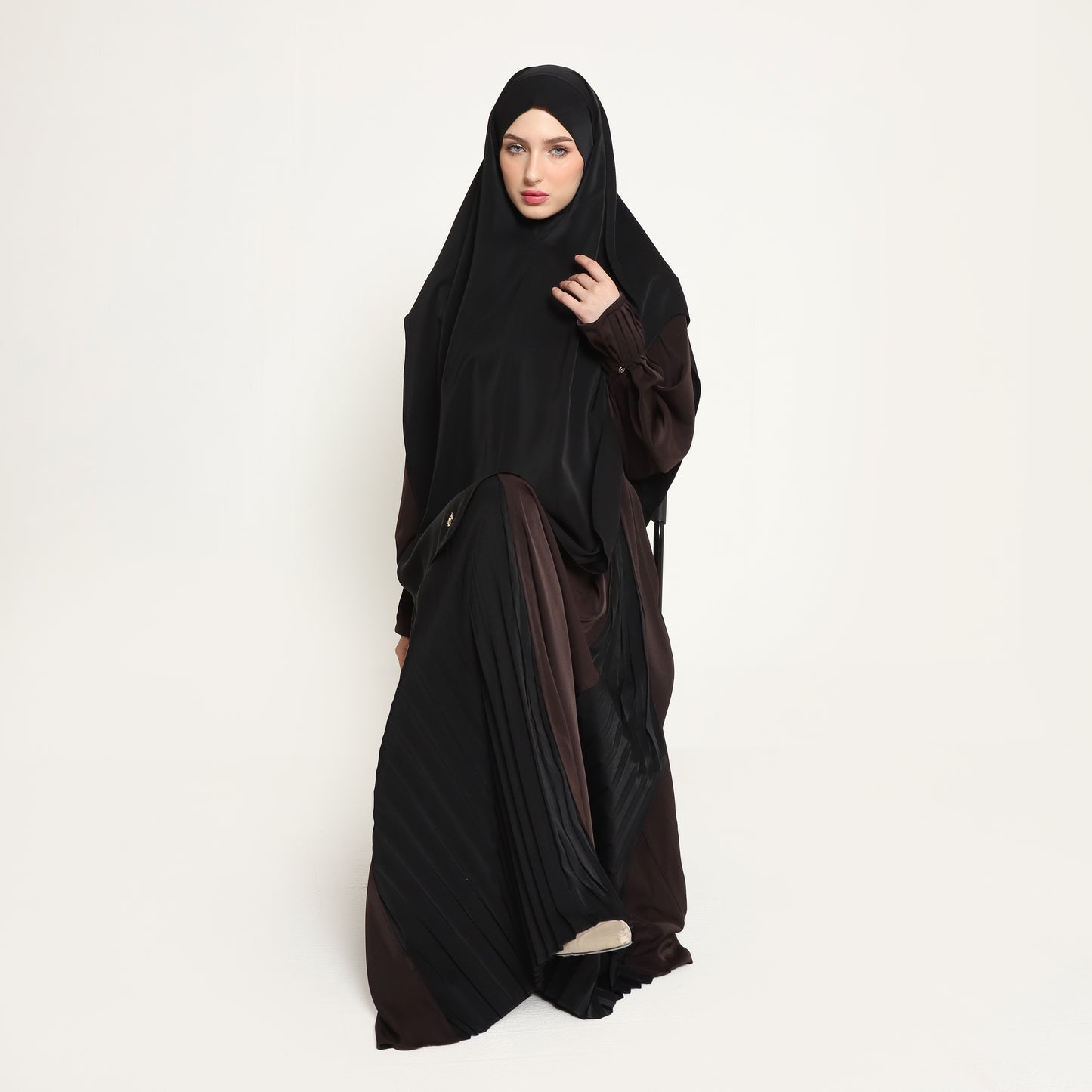 Chanté - Omaira Dress Set in Dark Choco