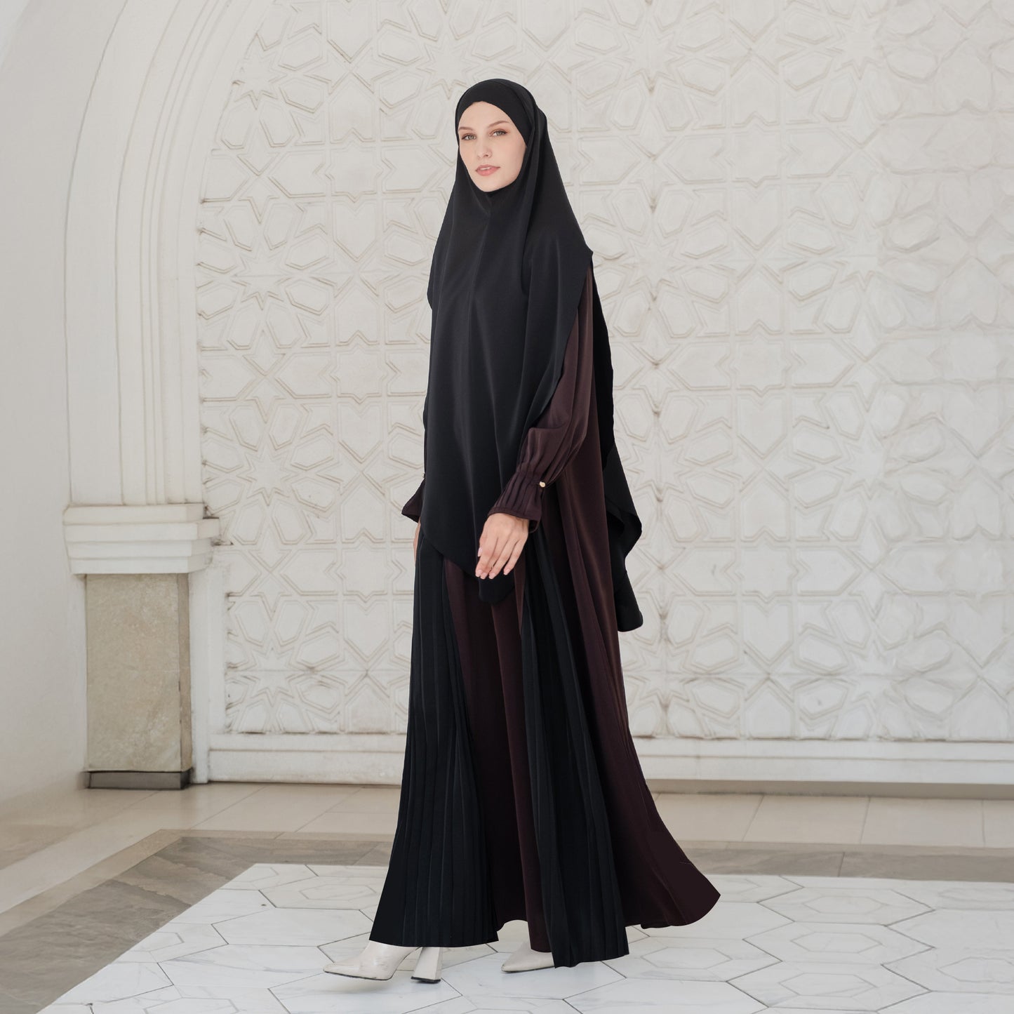 Chanté - Omaira Dress Set in Dark Choco