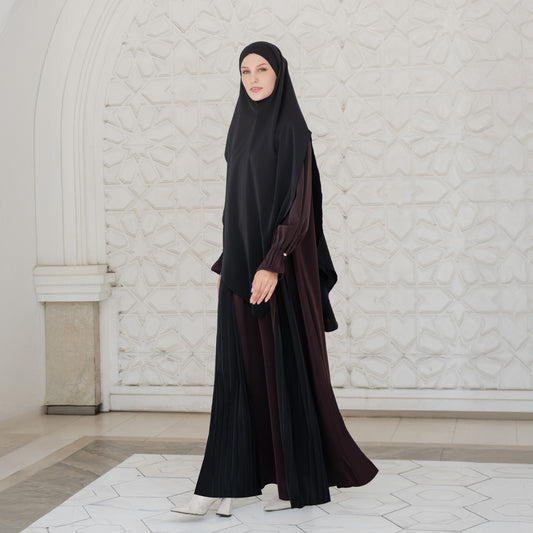 Chanté - Omaira Dress Set in Dark Choco