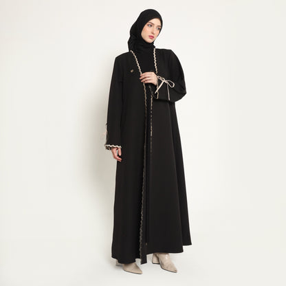 Bundle 3 - Ozala Abaya Outer in Black & Haura Inner Dress in Black
