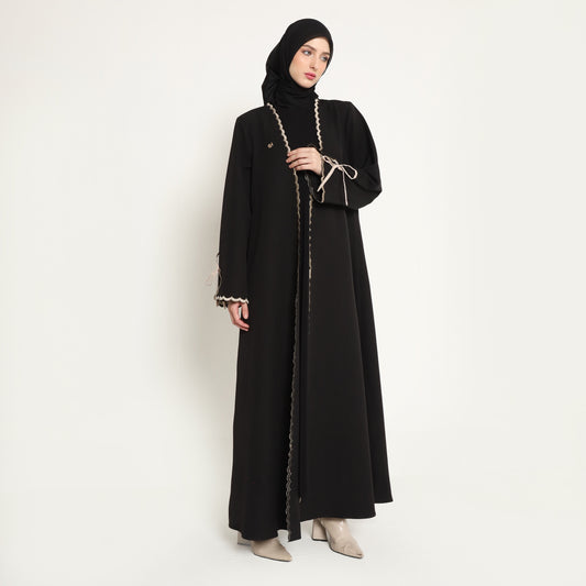 Bundle 3 - Ozala Abaya Outer in Black & Haura Inner Dress in Black