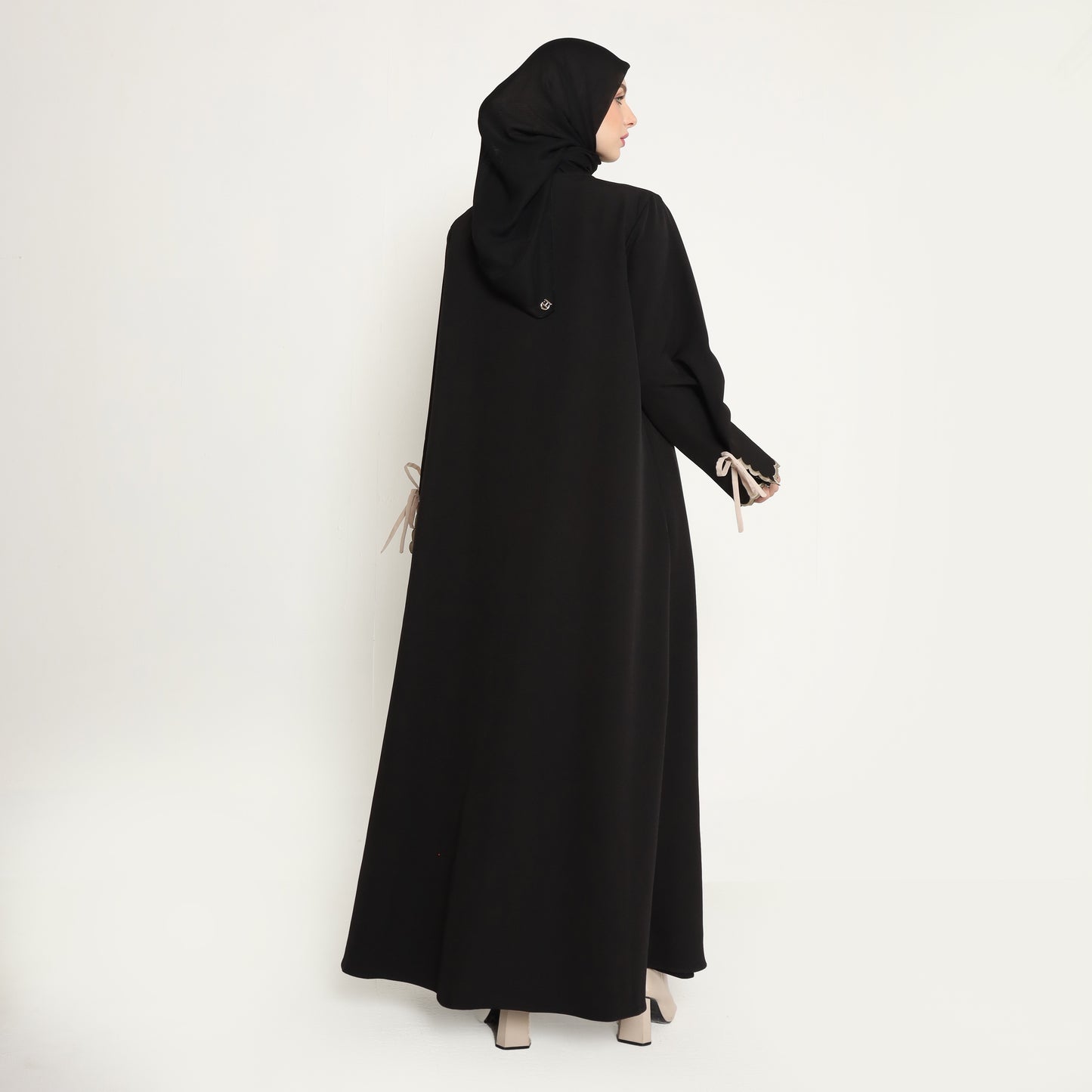 Bundle 3 - Ozala Abaya Outer in Black & Haura Inner Dress in Black
