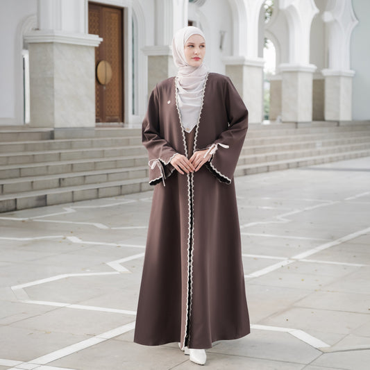 Chanté - Ozala Abaya Outer in Espresso