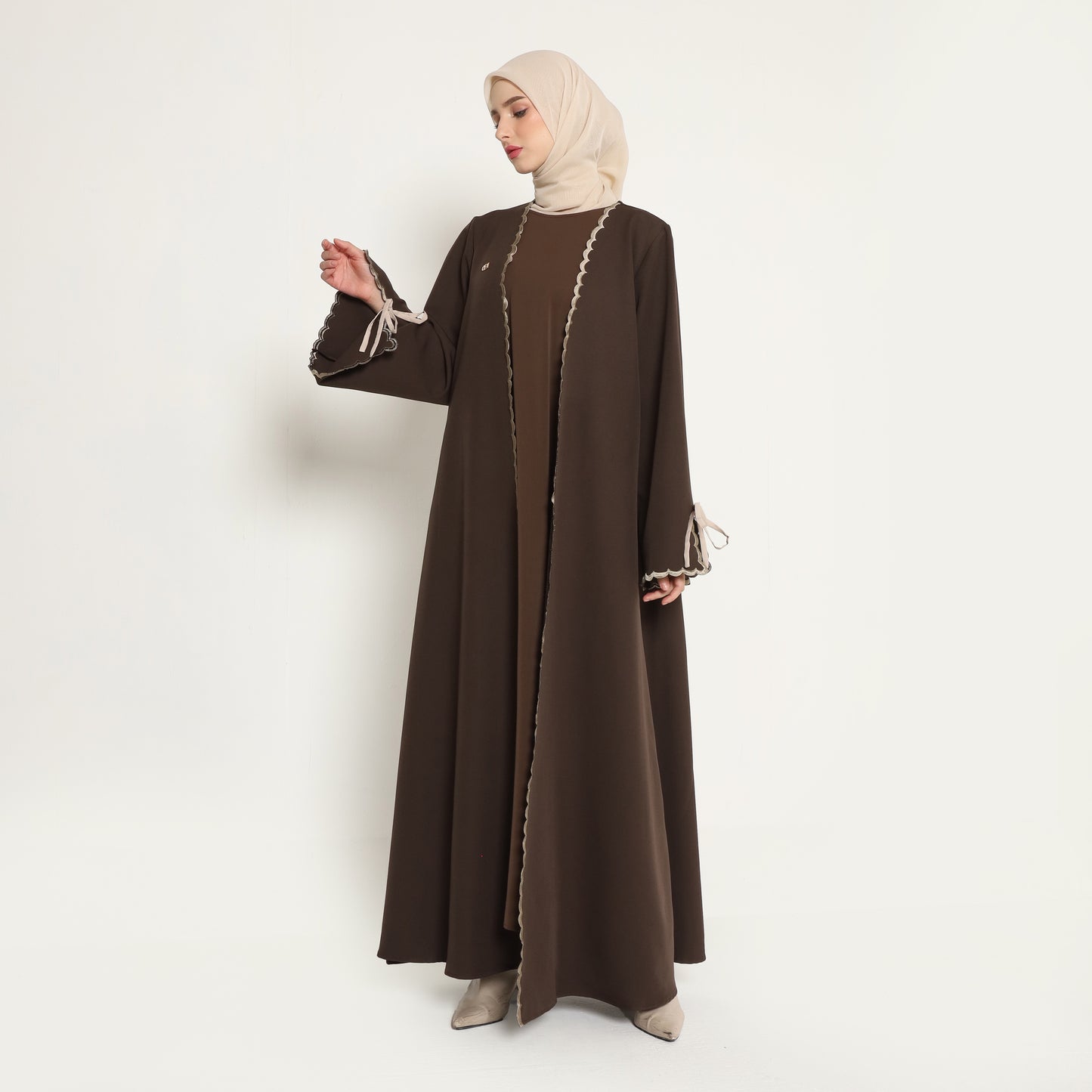 Chanté - Ozala Abaya Outer in Espresso