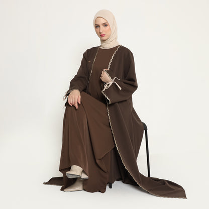Chanté - Ozala Abaya Outer in Espresso