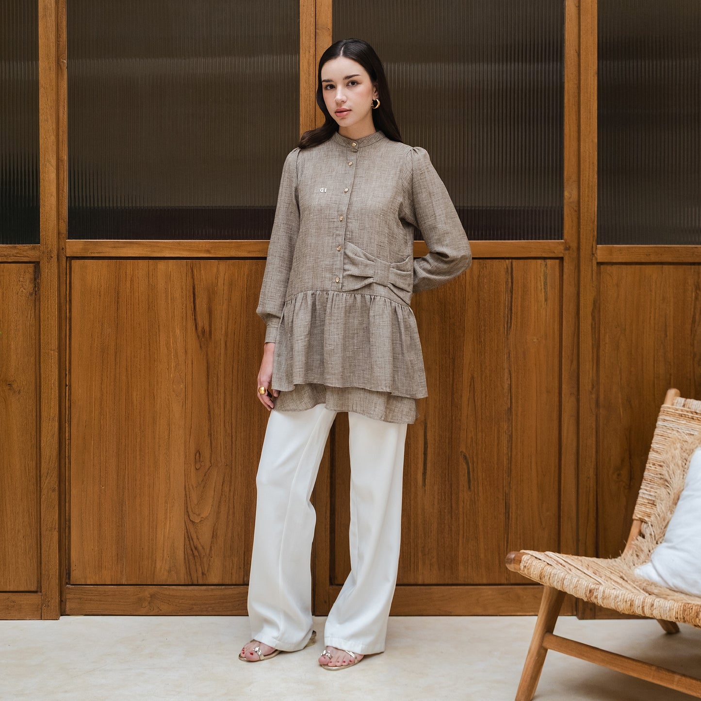 Chanté - Olia Blouse in Brown