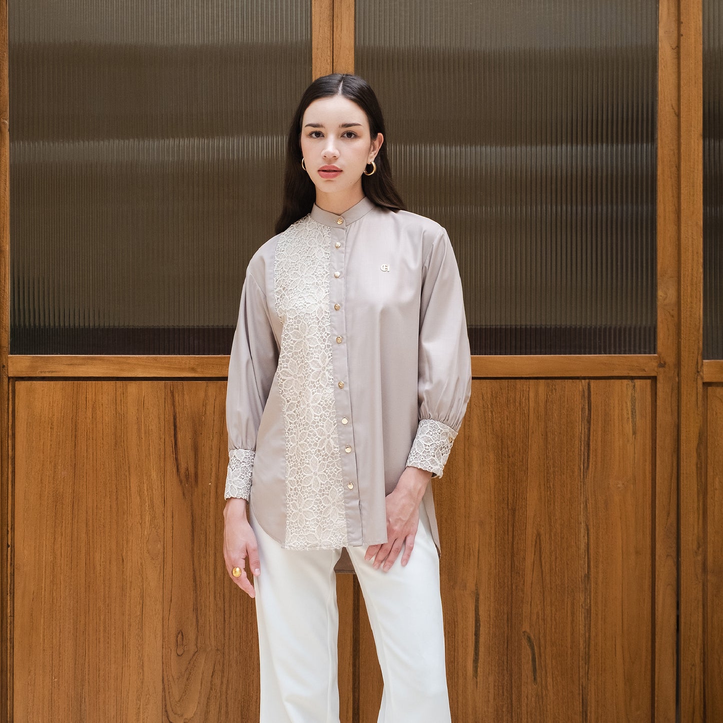 Chanté - Oleta Shirt in Sand