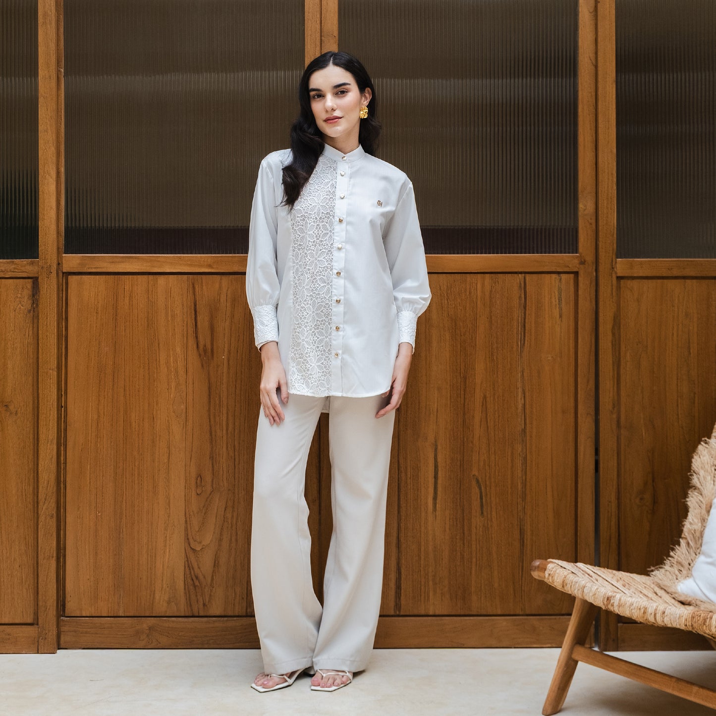 Chanté - Oleta Shirt in Broken White