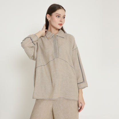 Chanté - Phoebe Blouse in Beige (Women Blouse)