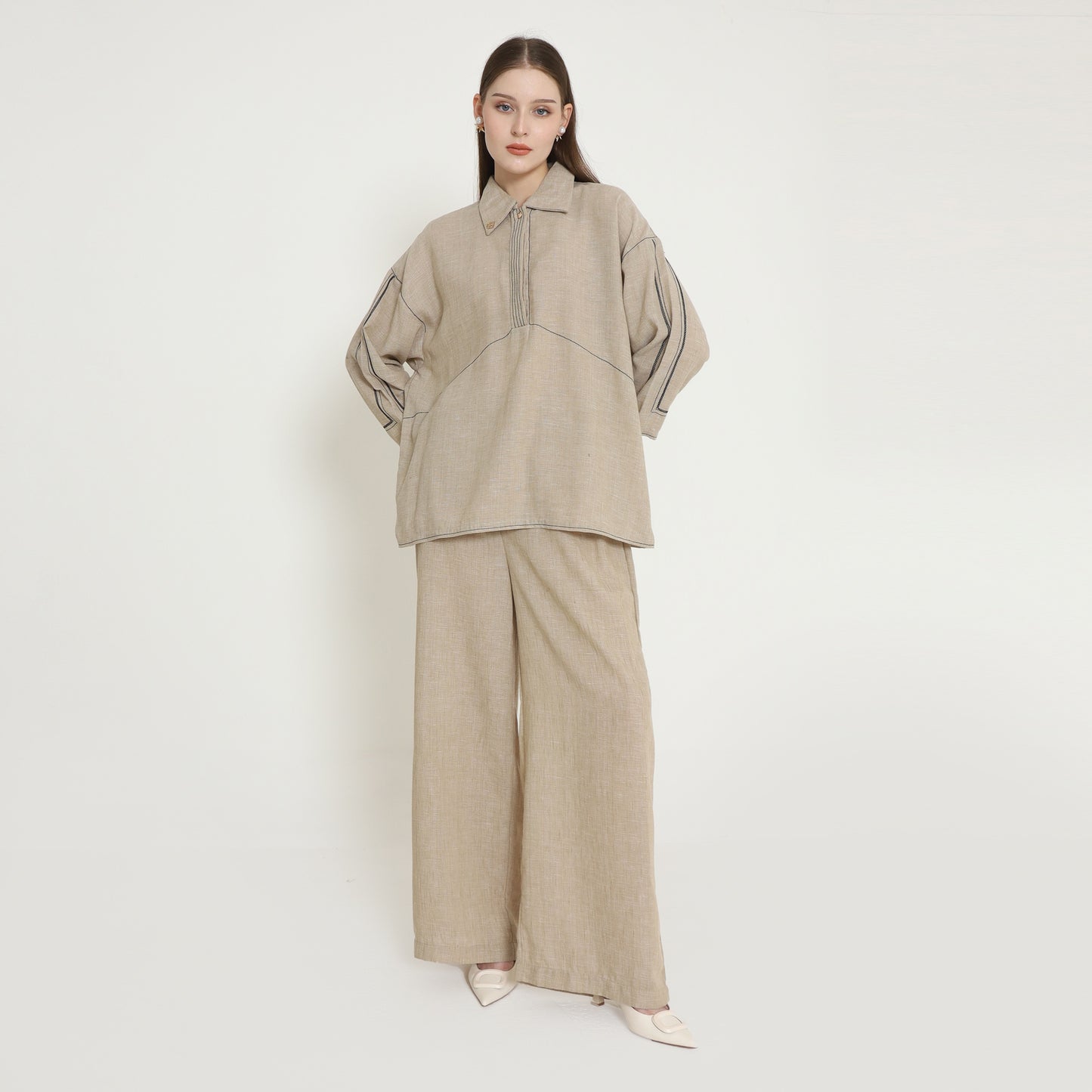 Chanté - Phoebe Blouse in Beige (Women Blouse)