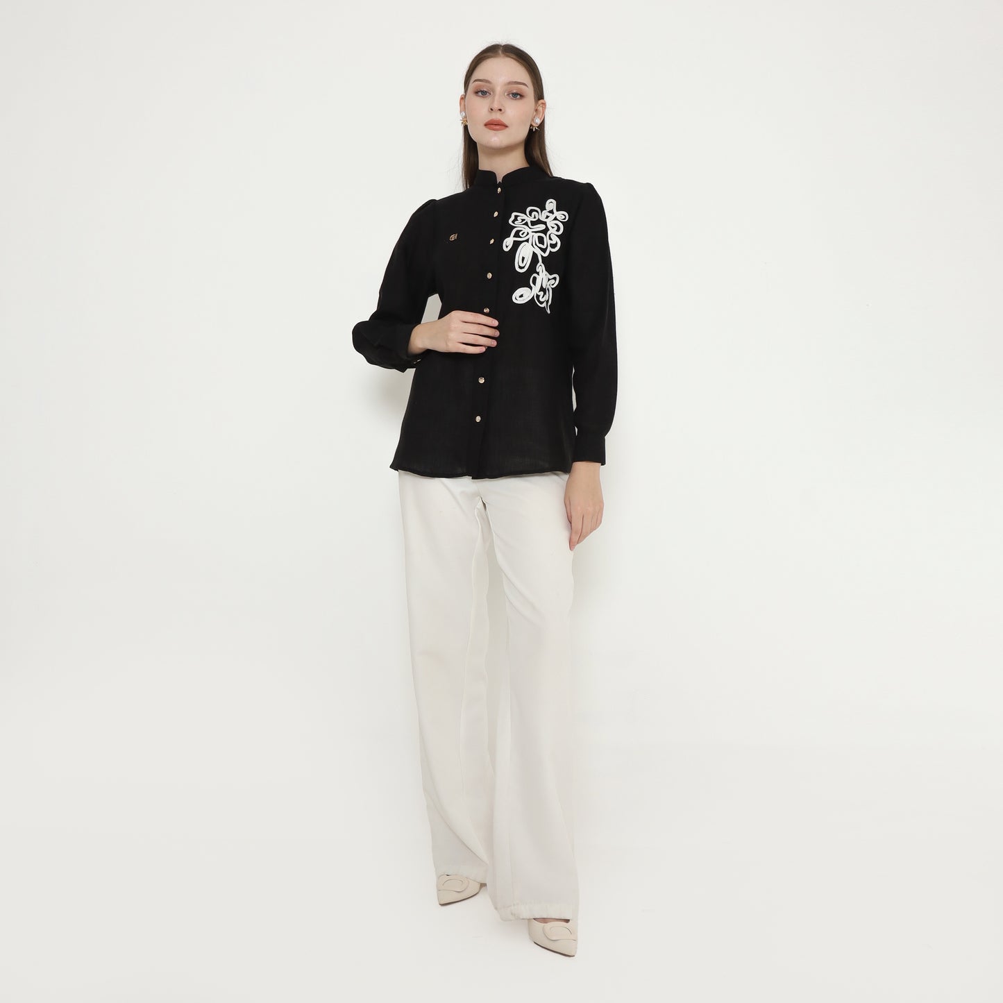 Chanté - Petalia Shirt in Black