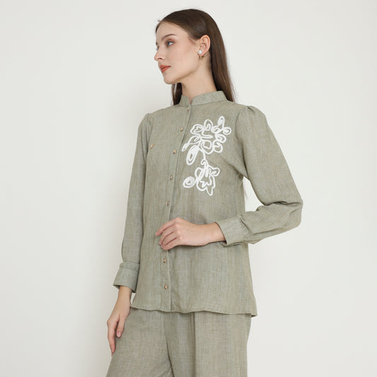 Chanté - Petalia Shirt in Sage (Women Blouse)