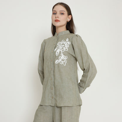 Chanté - Petalia Shirt in Sage (Women Blouse)