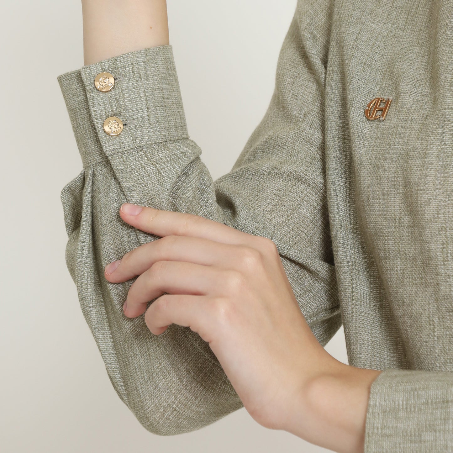 Chanté - Petalia Shirt in Sage (Women Blouse)