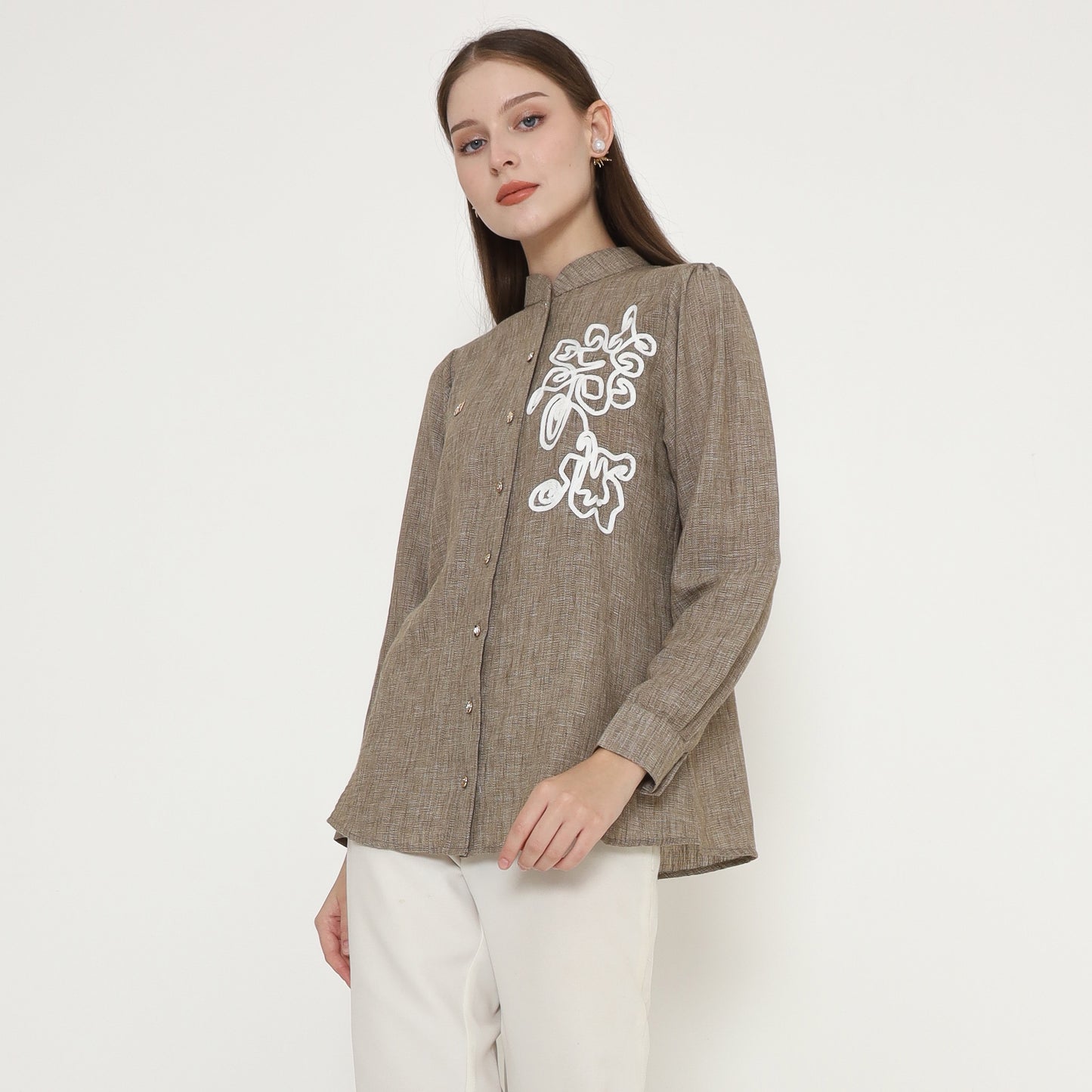 Chanté - Petalia Shirt in Cedar (Women Blouse)