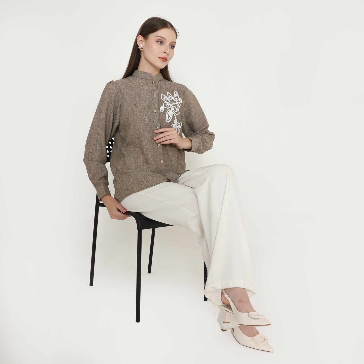 Chanté - Petalia Shirt in Cedar (Women Blouse)