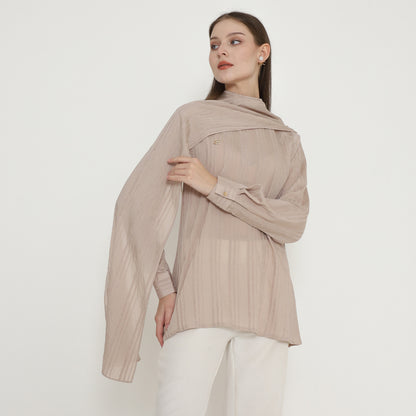 Chanté - Pricilla Blouse in Beige (Women Blouse)