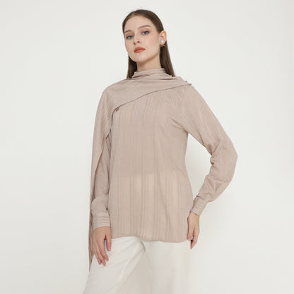 Chanté - Pricilla Blouse in Beige (Women Blouse)