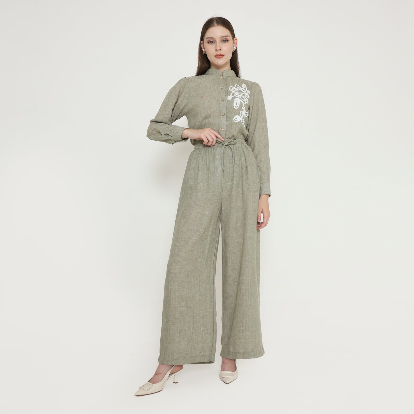 Chanté - Panama Pants in Sage (Women Pants)
