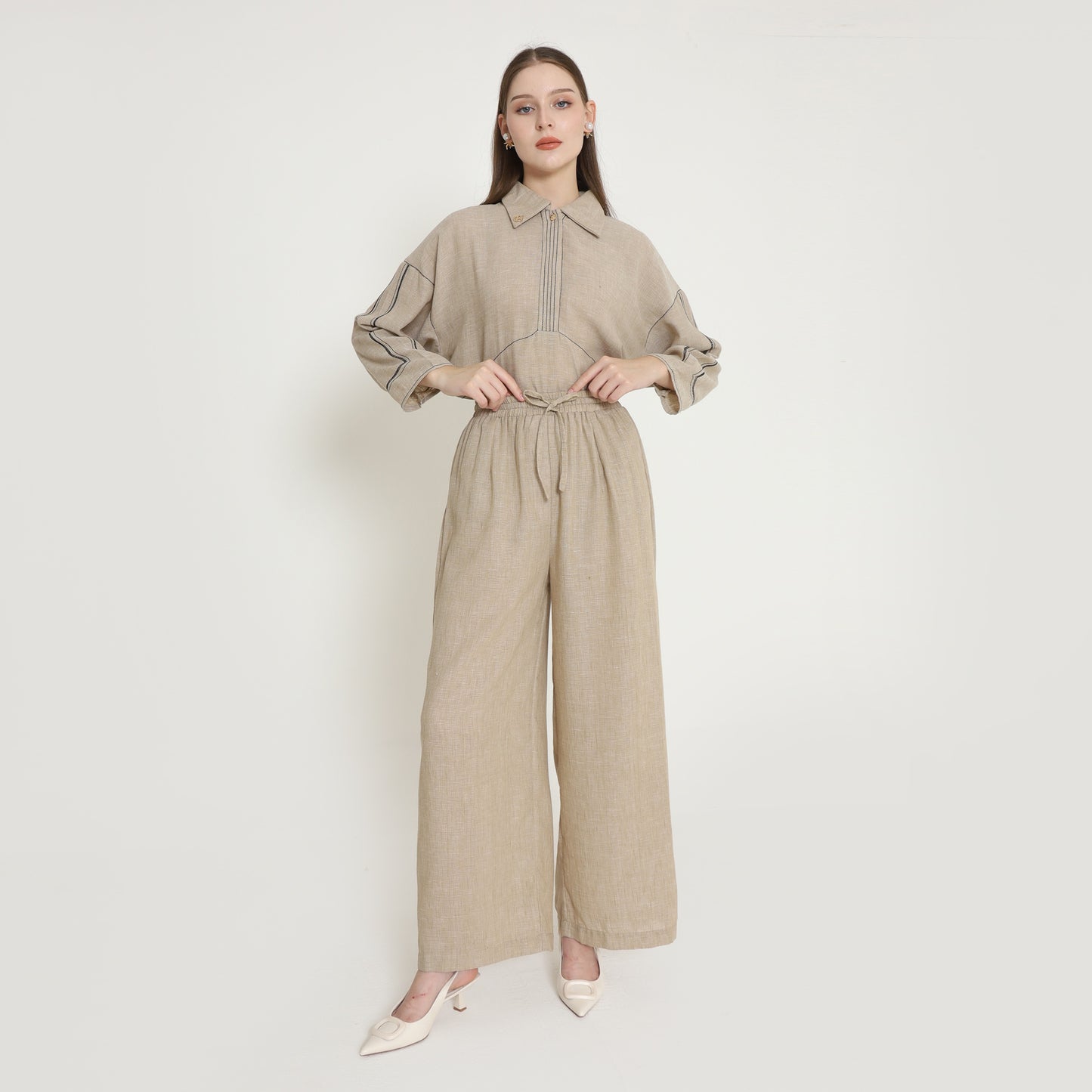 Chanté - Panama Pants in Sand (Women Pants)