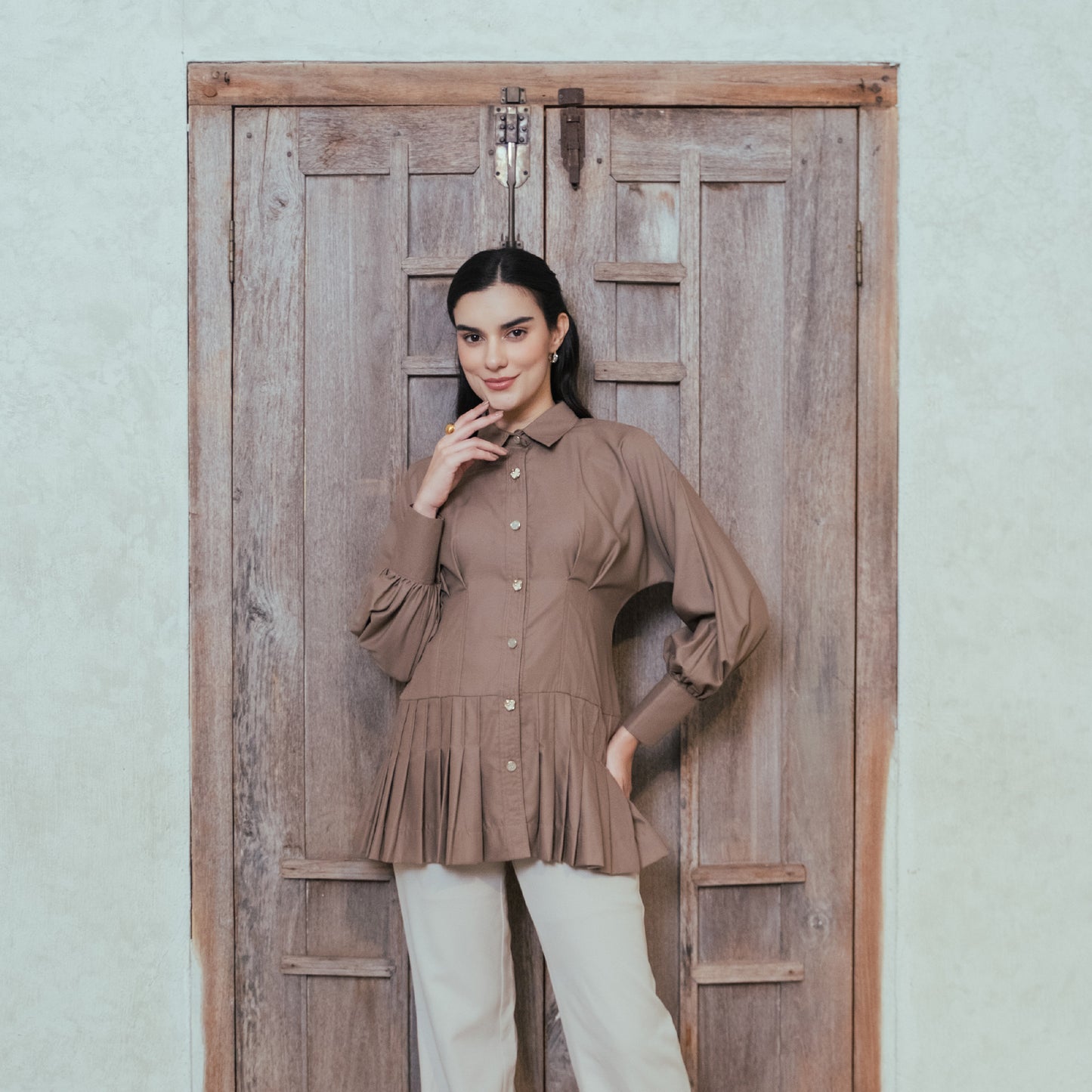 Chanté - Pia Tunic in Taupe (Women Tunic)