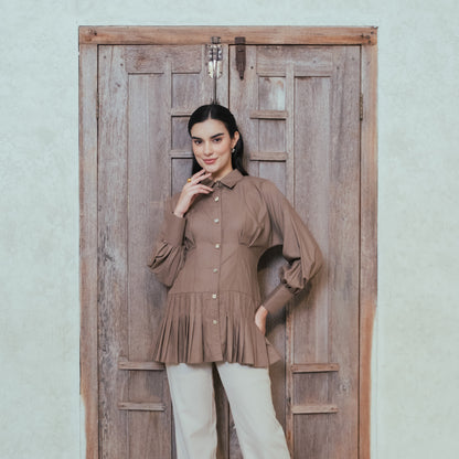 Chanté - Pia Tunic in Taupe (Women Tunic)