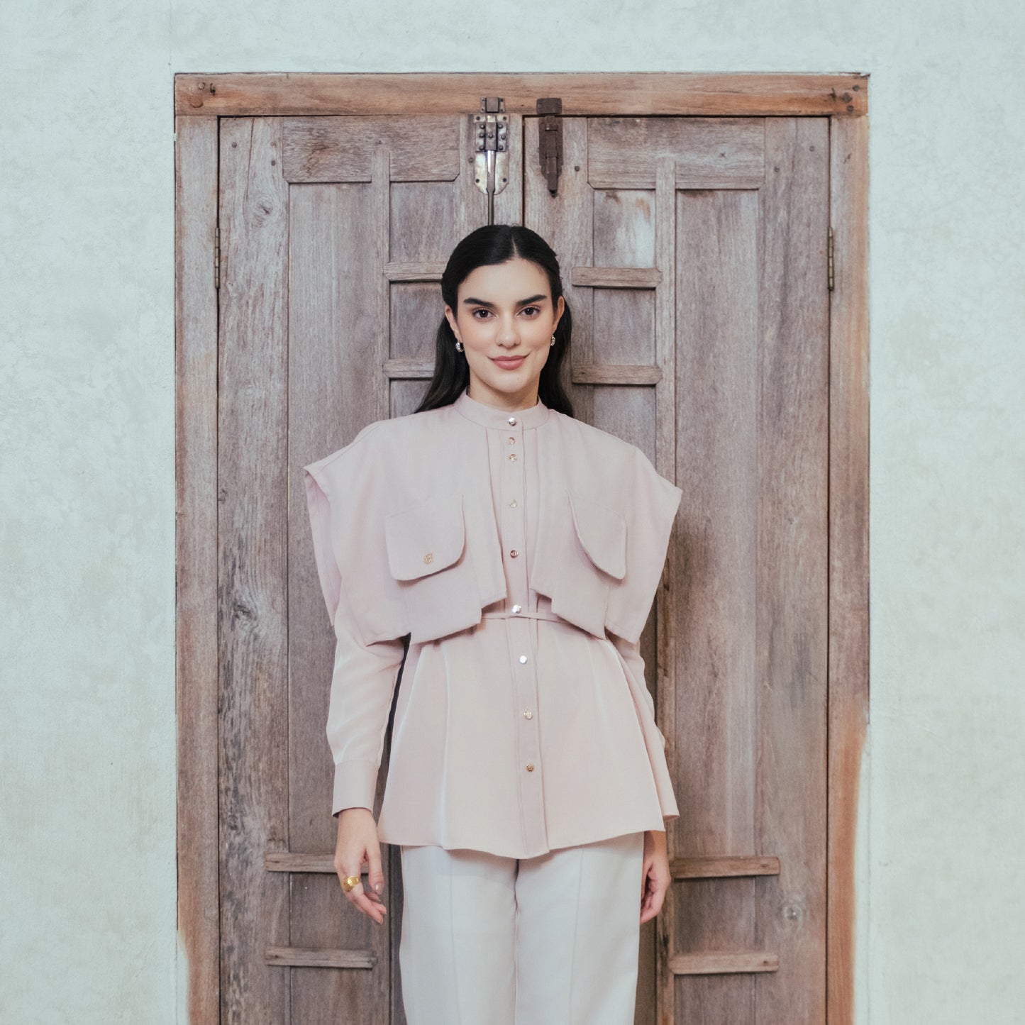 Chanté - Pavina Blouse in Blush (Women Blouse)