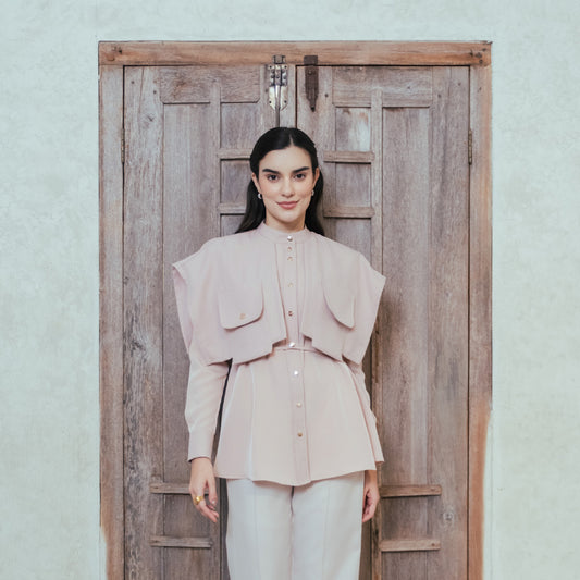 Chanté - Pavina Blouse in Blush (Women Blouse)