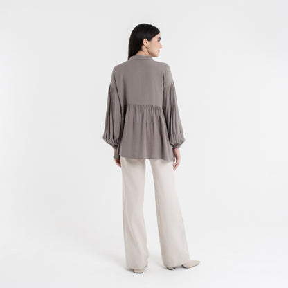 Chanté - Qyana Blouse in Stone (Women Blouse)