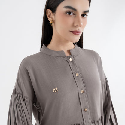 Chanté - Qyana Blouse in Stone (Women Blouse)