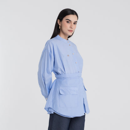 Chanté - Ruella Blouse in Blue (Women Blouse)