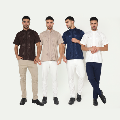 Chanté - Shakil Men Shirt in Mahogany